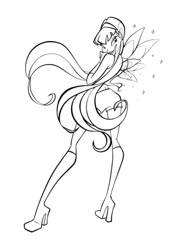 Coloriage 54 Winx