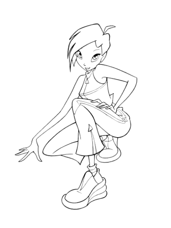 Coloriage 55 Winx