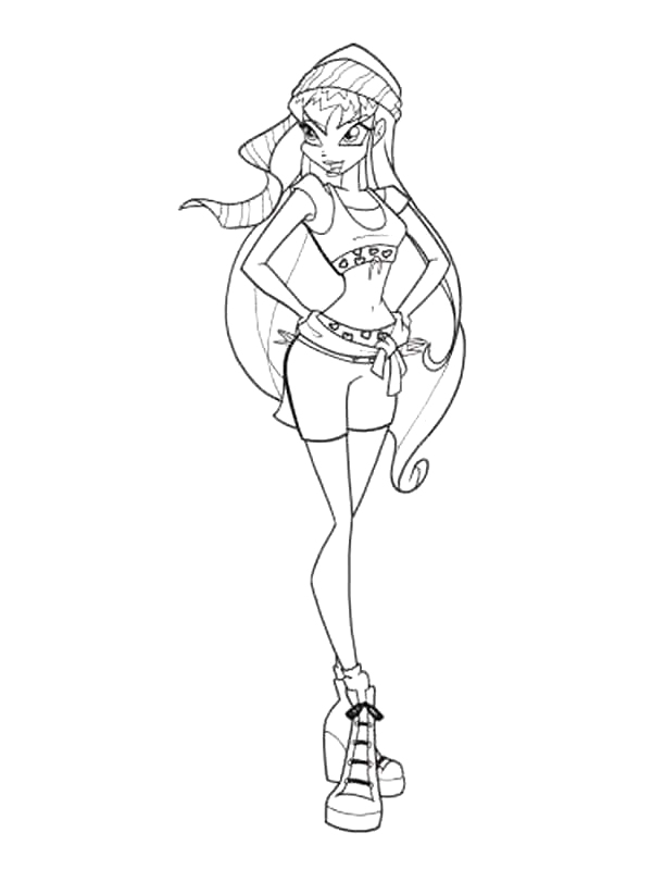 Coloriage 68 Winx