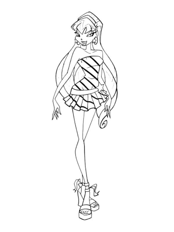 Coloriage 70 Winx