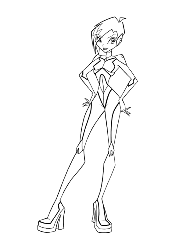 Coloriage 74 Winx