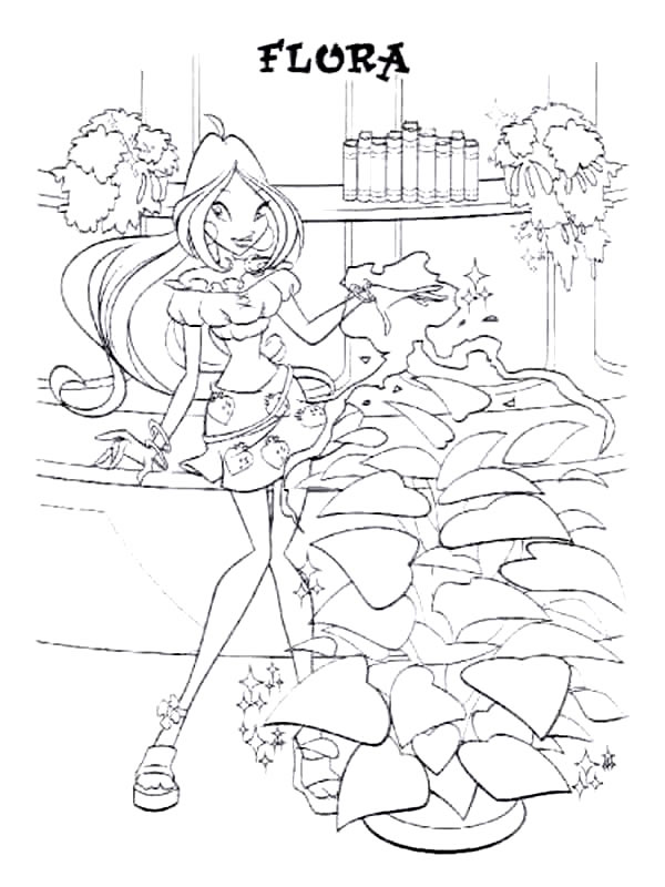 Coloriage 75 Winx