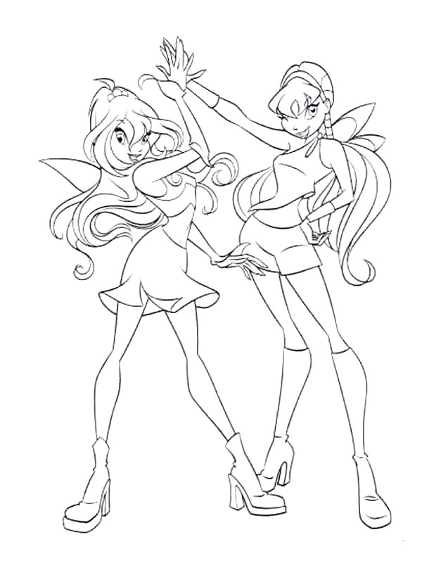 Coloriage 84 Winx