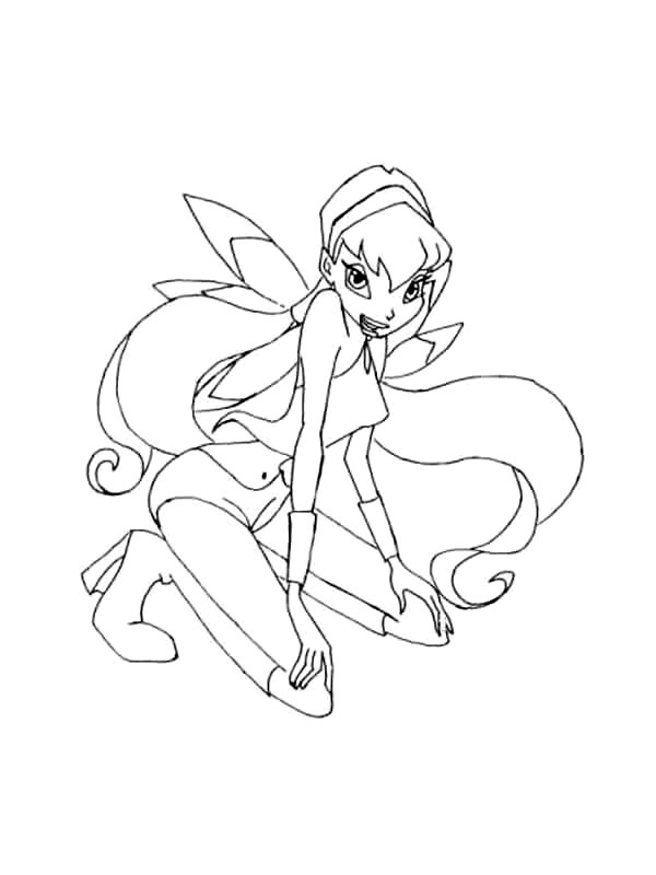 Coloriage 88 Winx