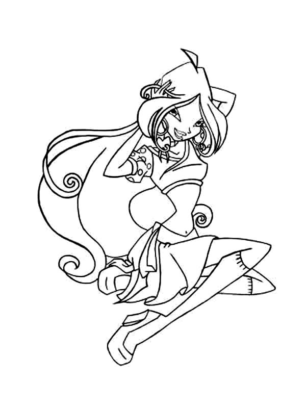 Coloriage 91 Winx