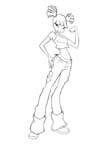 Coloriage Winx 129