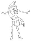 Coloriage Winx 22