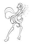 Coloriage Winx 54