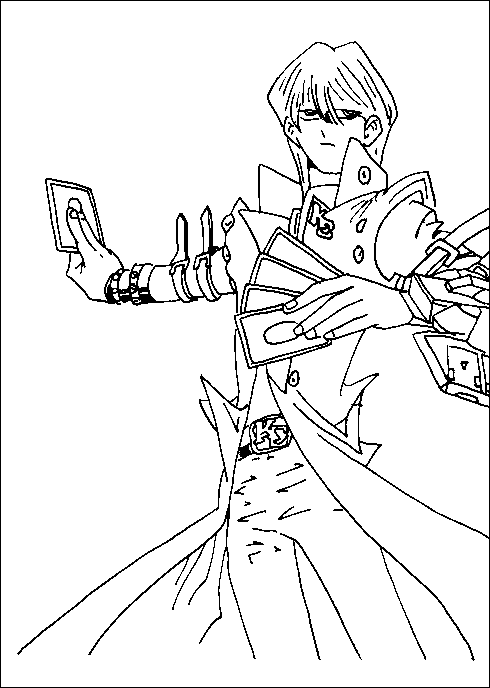 Coloriage 4 Yu-gi-uh