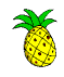 Gifs Animés ananas 1