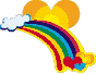 Gifs Animés arc en ciel 11