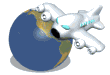 Gifs Animés avions de  lignes 23
