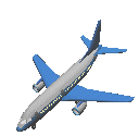 Gifs Animés avions de  lignes 48