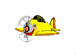 Gifs Animés avions dessin animes 37