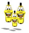 Gifs Animés bananes 29