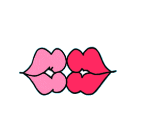 Gifs Animés bisous coeur 26