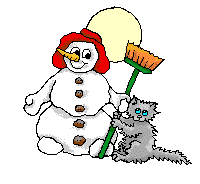 Gifs Animés bonhomme de neige 3