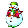 Gifs Animés bonhomme de neige 68