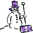 Gifs Animés bonhomme de neige 72
