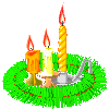 Gifs Animés bougies de noel 69
