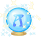 EMOTICON boule de cristal alphabet 1