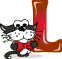 Gifs Animés cats alphabet 12