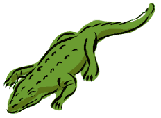 Gifs Animés crocodiles 19
