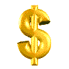 Gifs Animés dollars 90