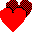 EMOTICON double coeur 3