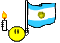 Gifs Animés drapeau de l-argentine 3