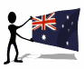 Gifs Animés drapeau de l-australie 16