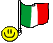 Gifs Animés drapeau de l-italie 3
