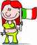 Gifs Animés drapeau de l-italie 9