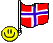 EMOTICON drapeau de la norvege 2