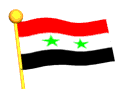 Gifs Animés drapeau de la syrie 15
