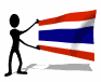 Gifs Animés drapeau de la thailande 14