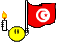 EMOTICON drapeau de la tunisie 4