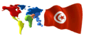 Gifs Animés drapeau de la tunisie 9