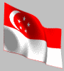 Gifs Animés drapeau de singapour 16