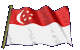 Gifs Animés drapeau de singapour 6