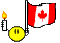 Gifs Animés drapeau du canada 5