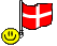Gifs Animés drapeau du danemark 2
