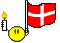 Gifs Animés drapeau du danemark 3