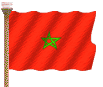 Gifs Animés drapeau du maroc 7