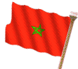 Gifs Animés drapeau du maroc 9