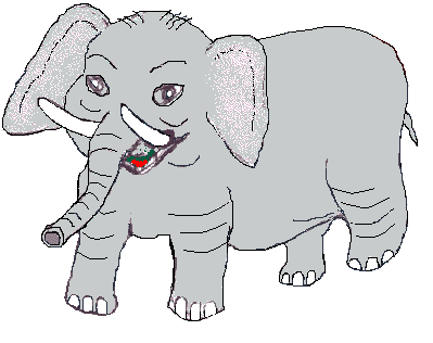Gifs Animés elephants 381