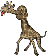 Gifs Animés girafes 9