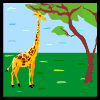 Gifs Animés giraffe 10