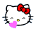 Gifs Animés hello kitty 11