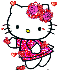 Gifs Animés hello kitty glitter 57